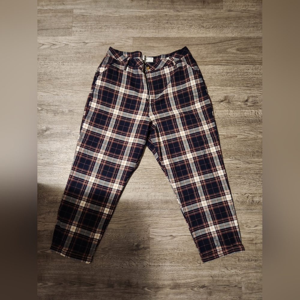Hollister plaid dress pants